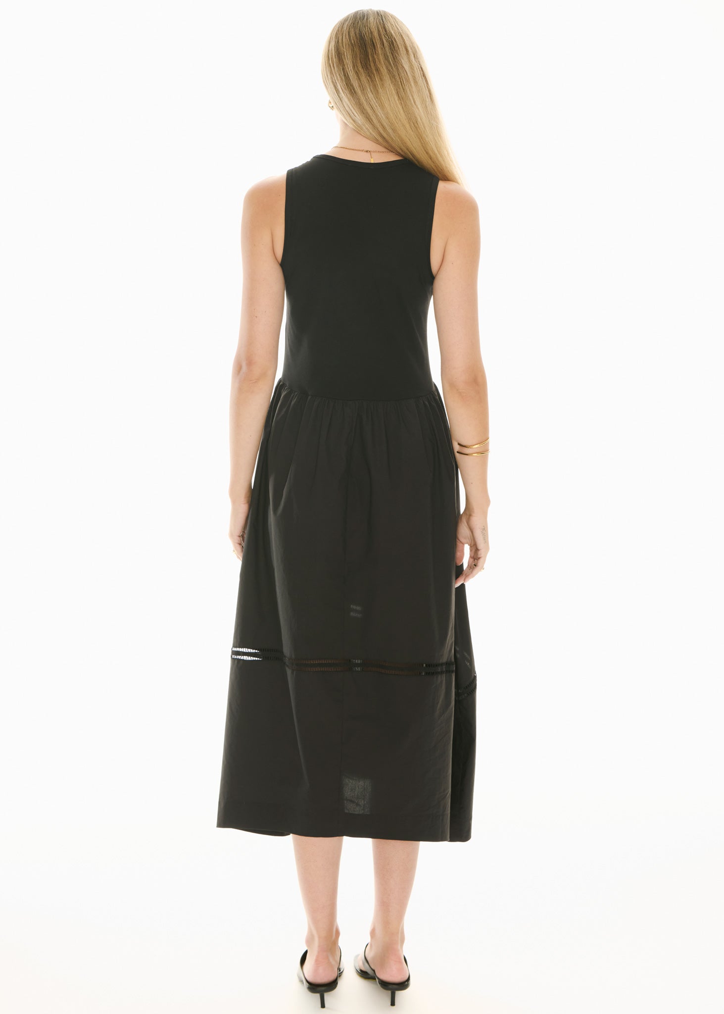 Orlo Lace Tank Dress - Black