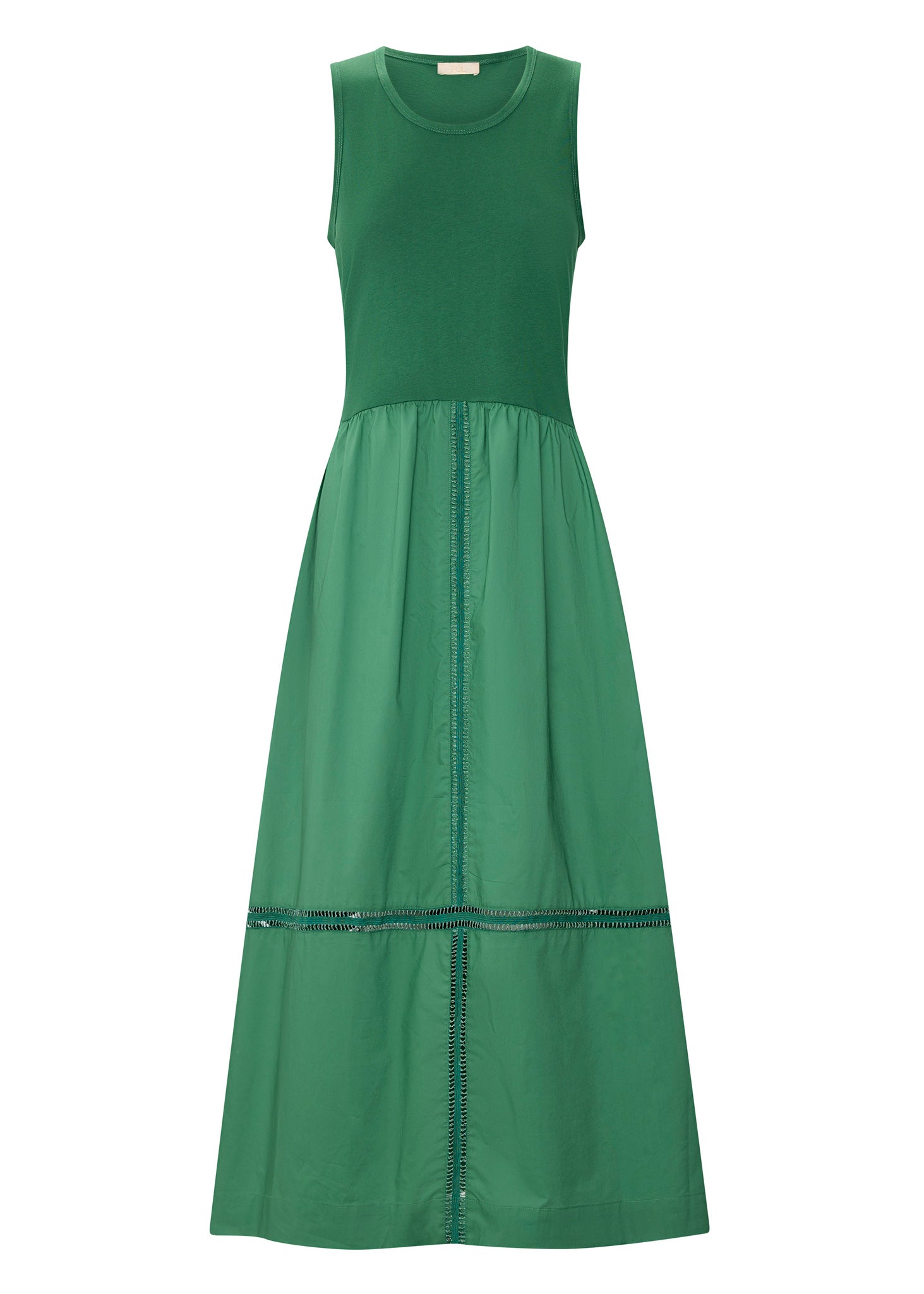 Orlo Lace Tank Dress - Green