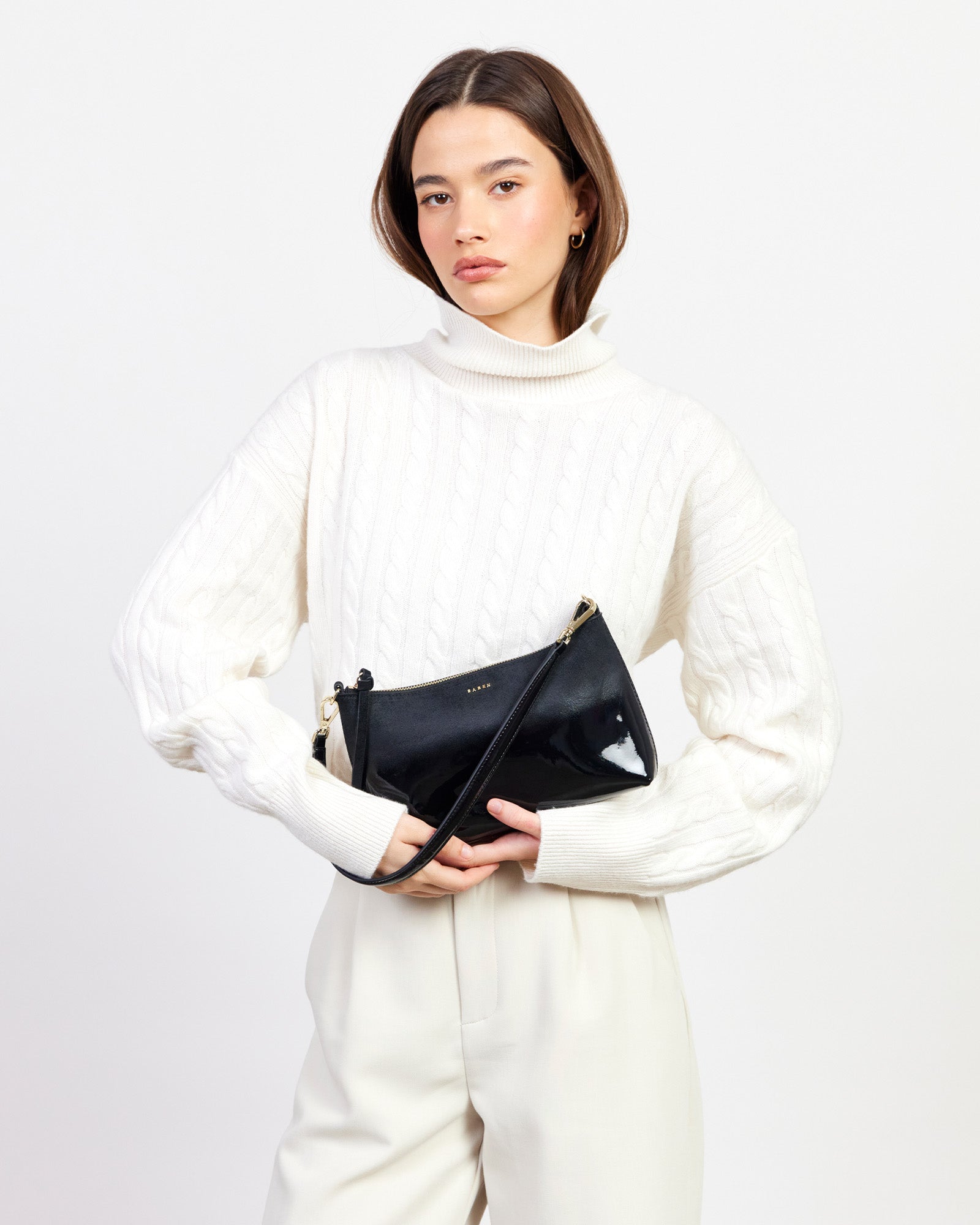 Haven Shoulder Bag - Black Dipped