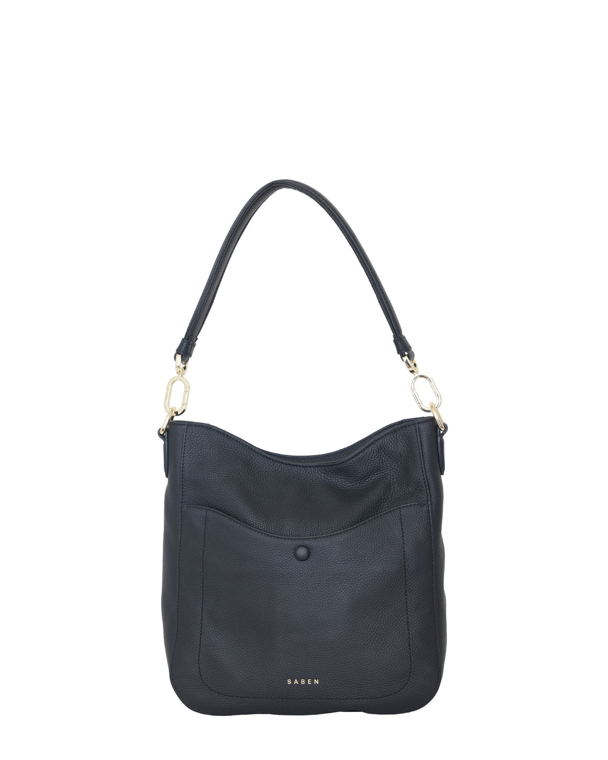 Saben Rebe Shoulder Bag - Black Luxe