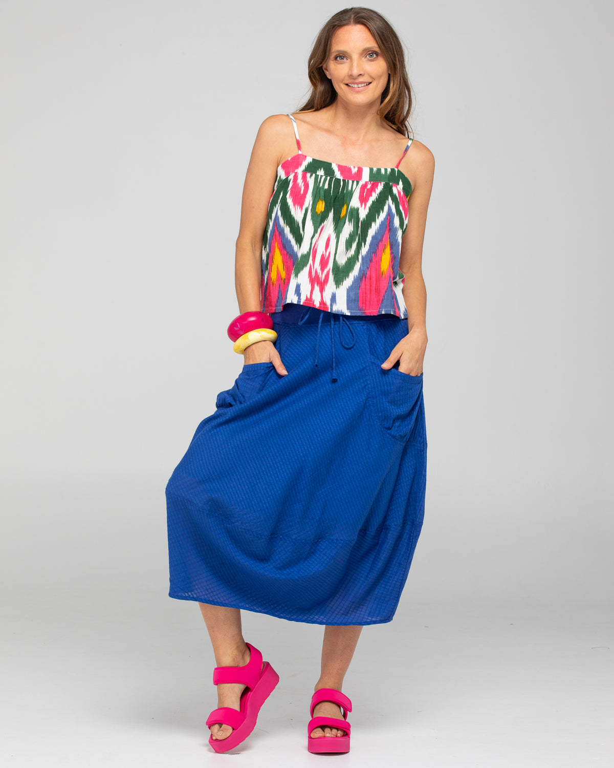 Boom Shankar CLEARANCE Sami Singlet - Chianti