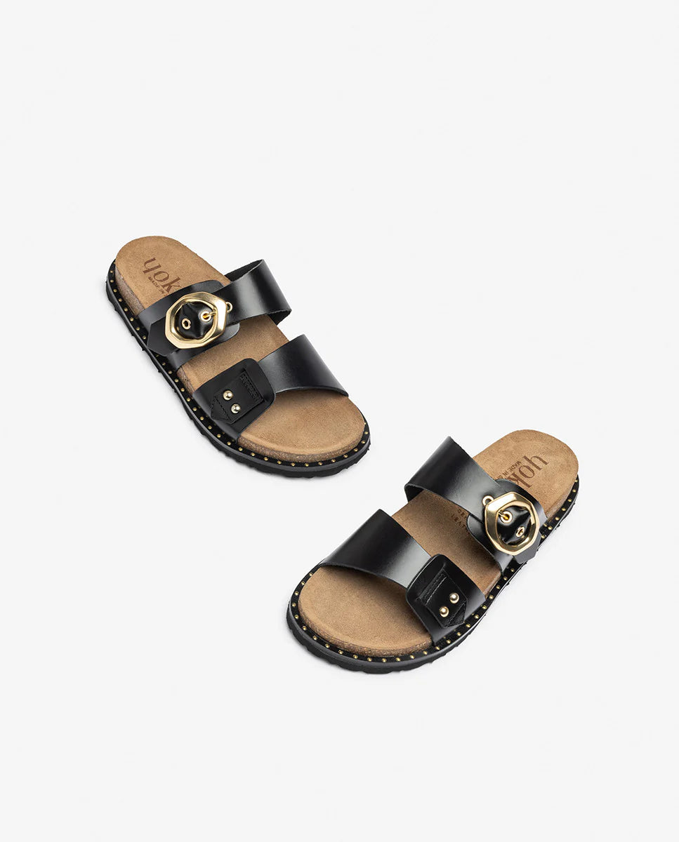 Bolus Flat Sandal - Black