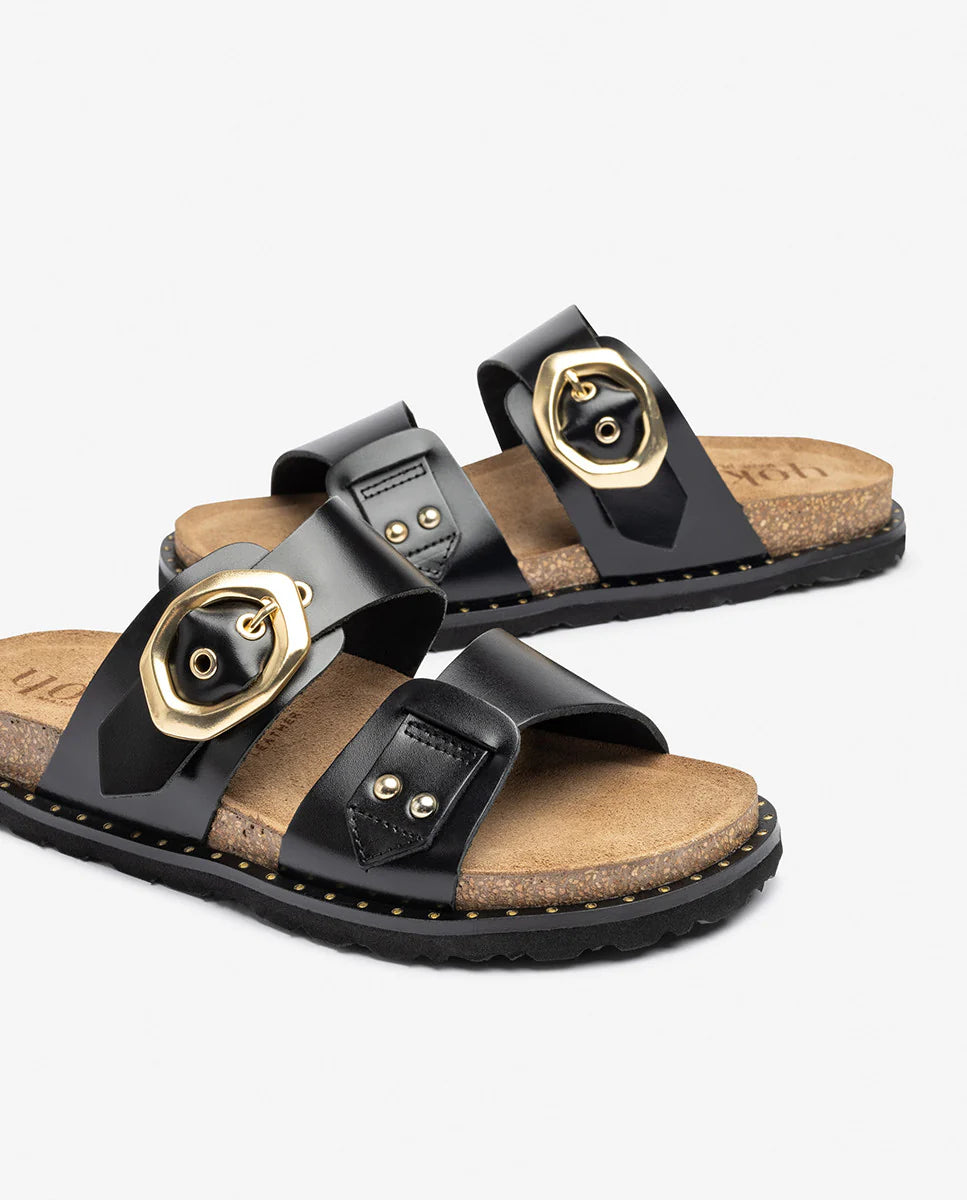 Bolus Flat Sandal - Black