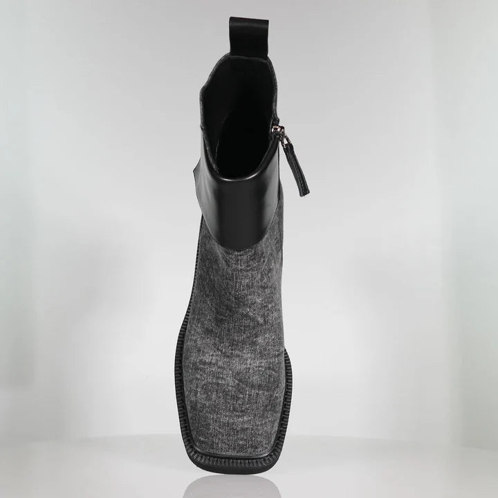 Sasher Boot - Black Denim