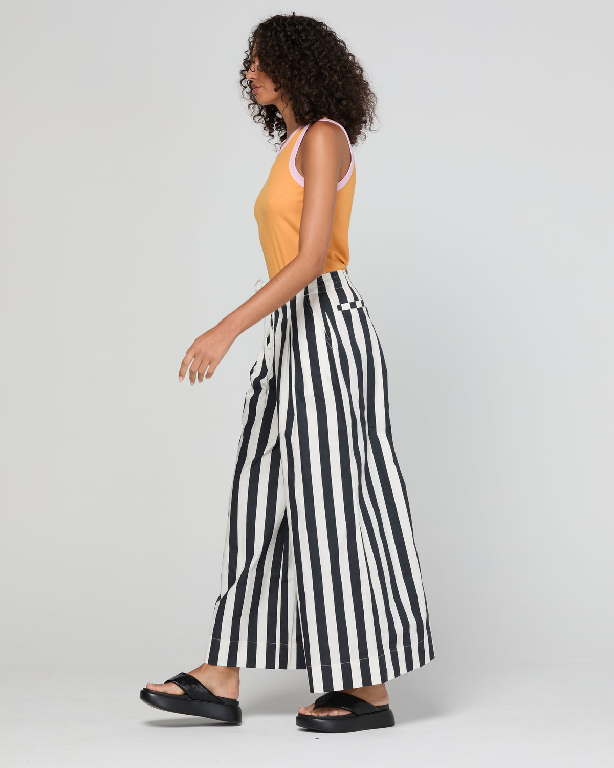Boom Shankar Shiro Pant - Mono Stripe