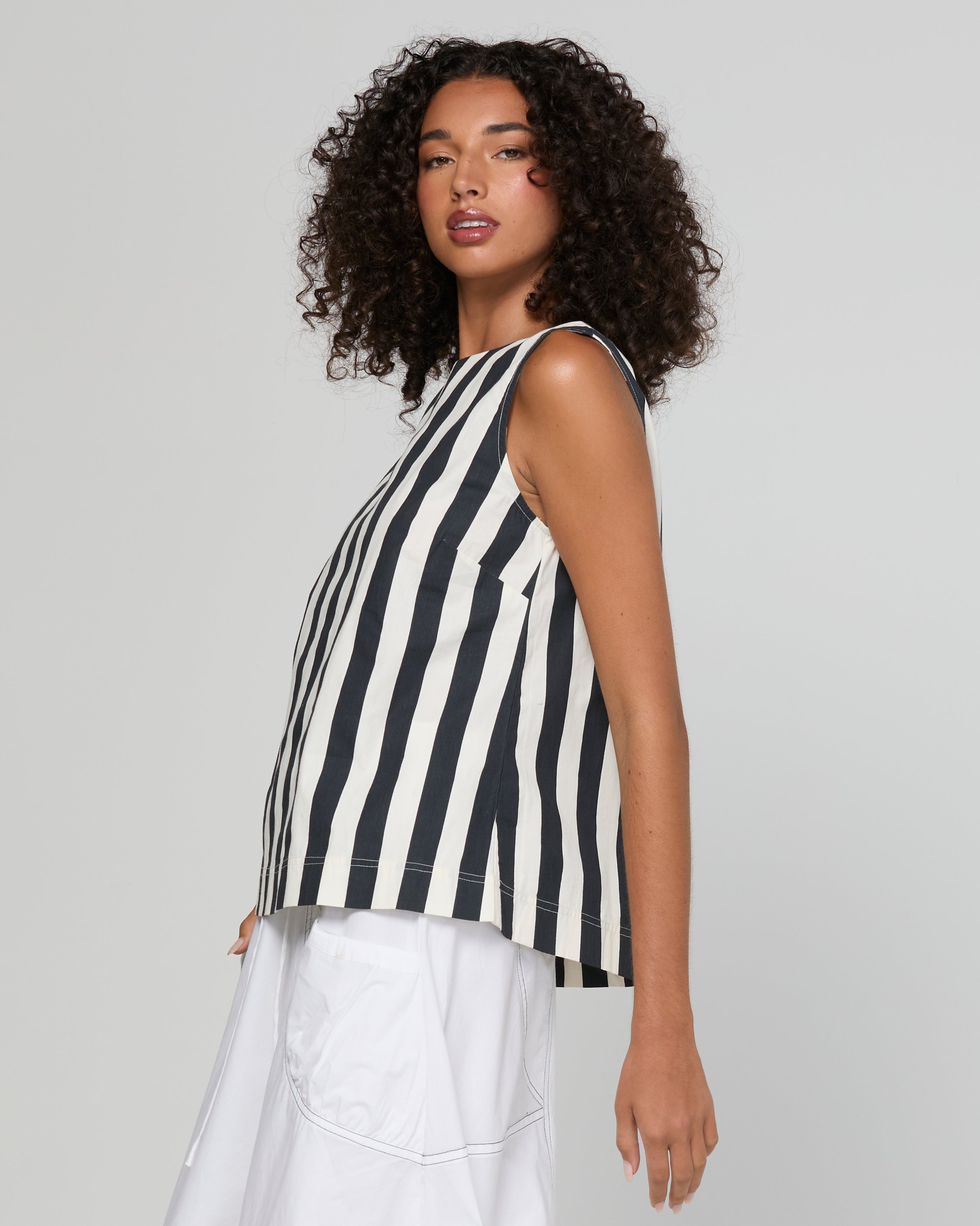 Shiro Top - Mono Stripe COMING SOON