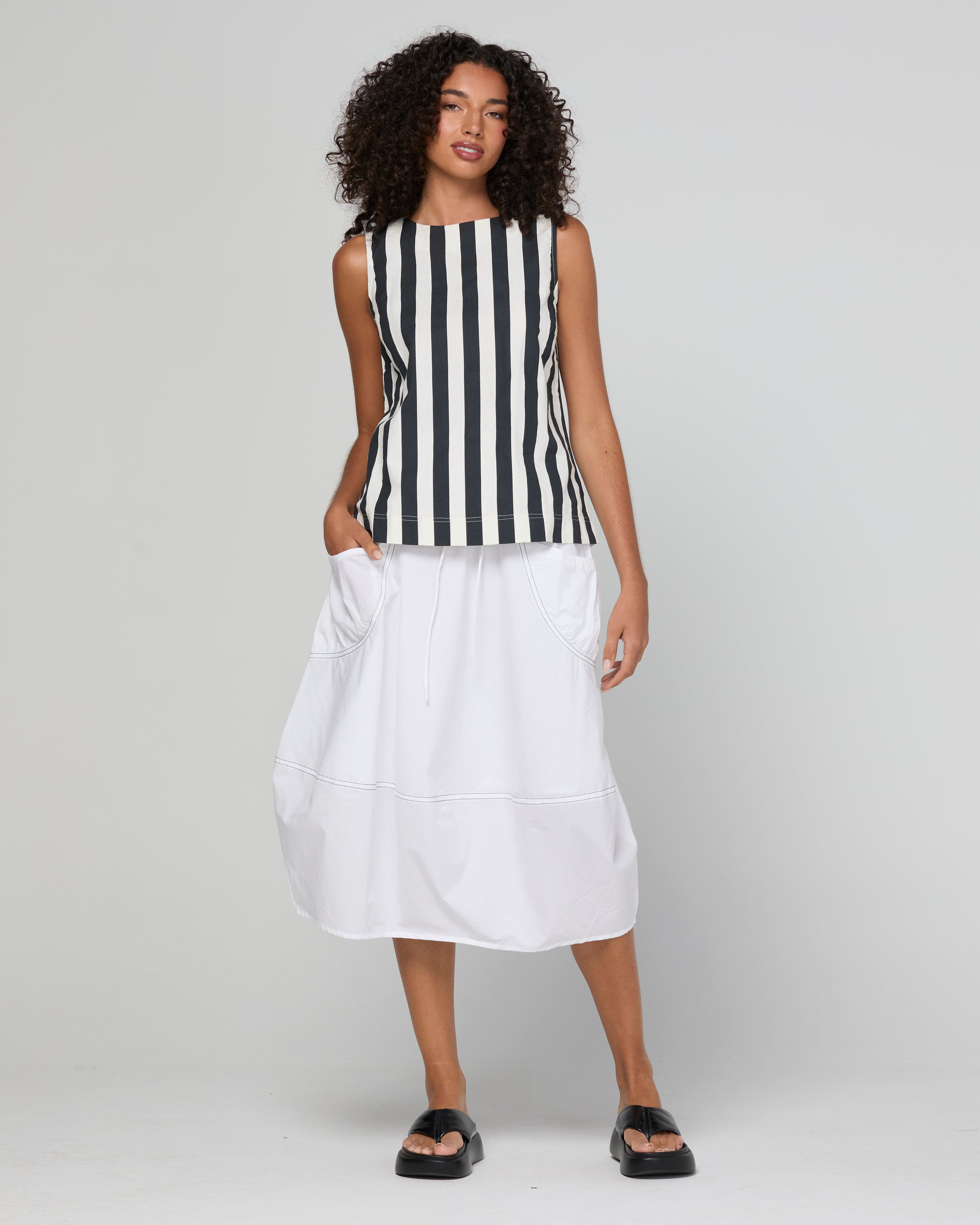 Shiro Top - Mono Stripe COMING SOON