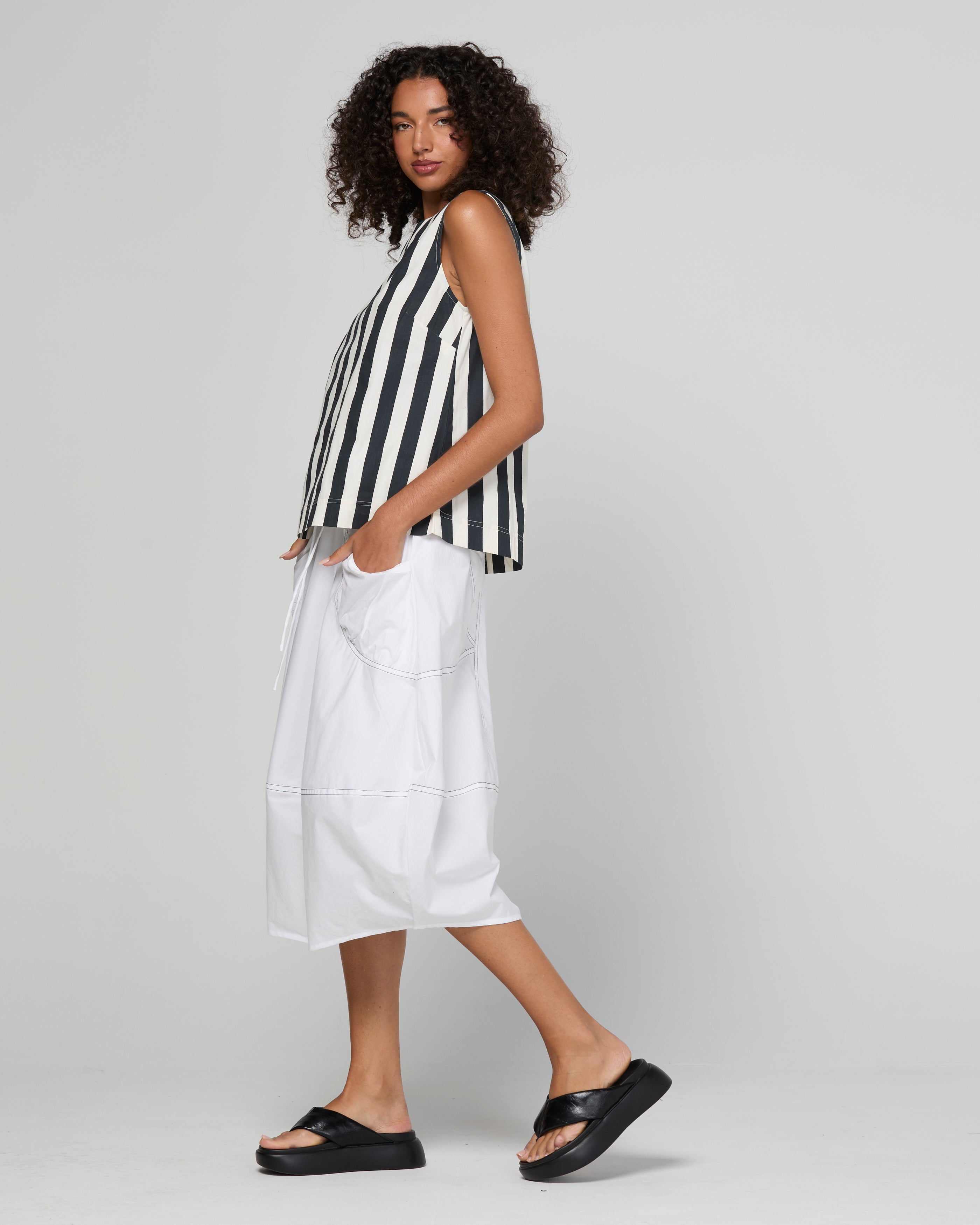 Shiro Top - Mono Stripe COMING SOON
