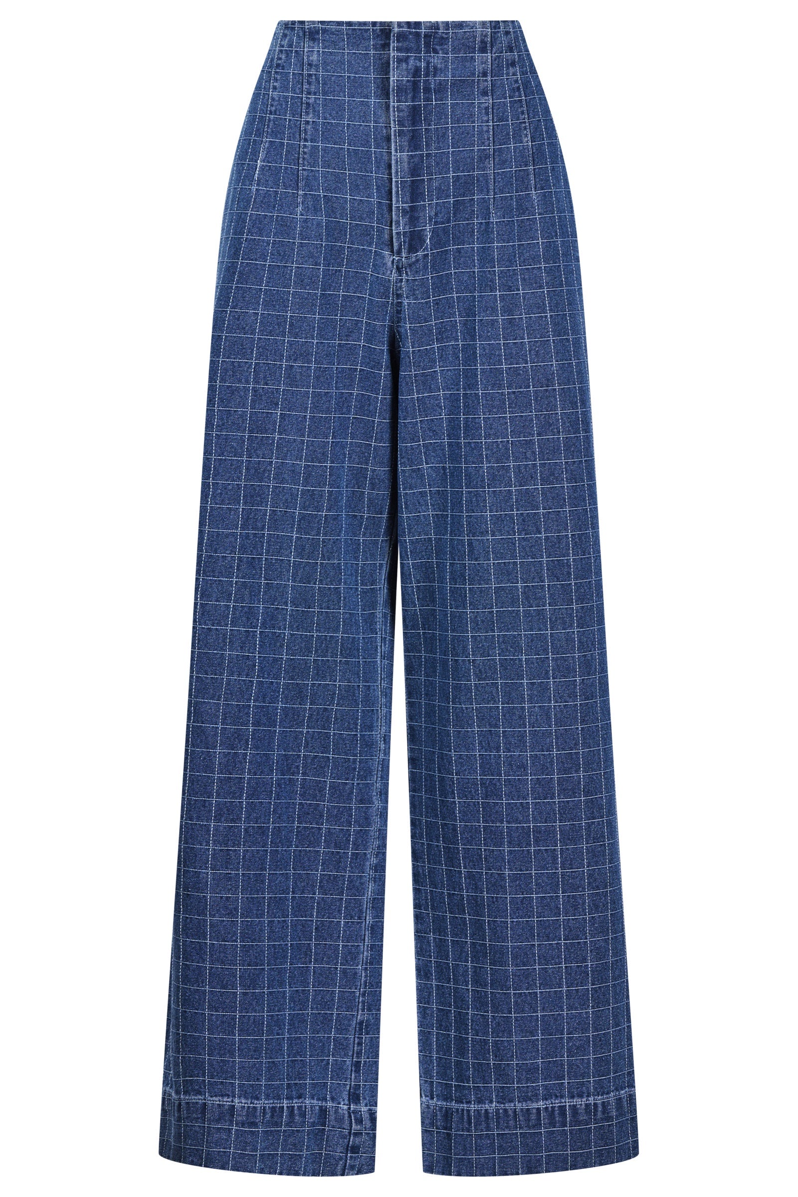 Sloane Denim Pant - Check PRE ORDER