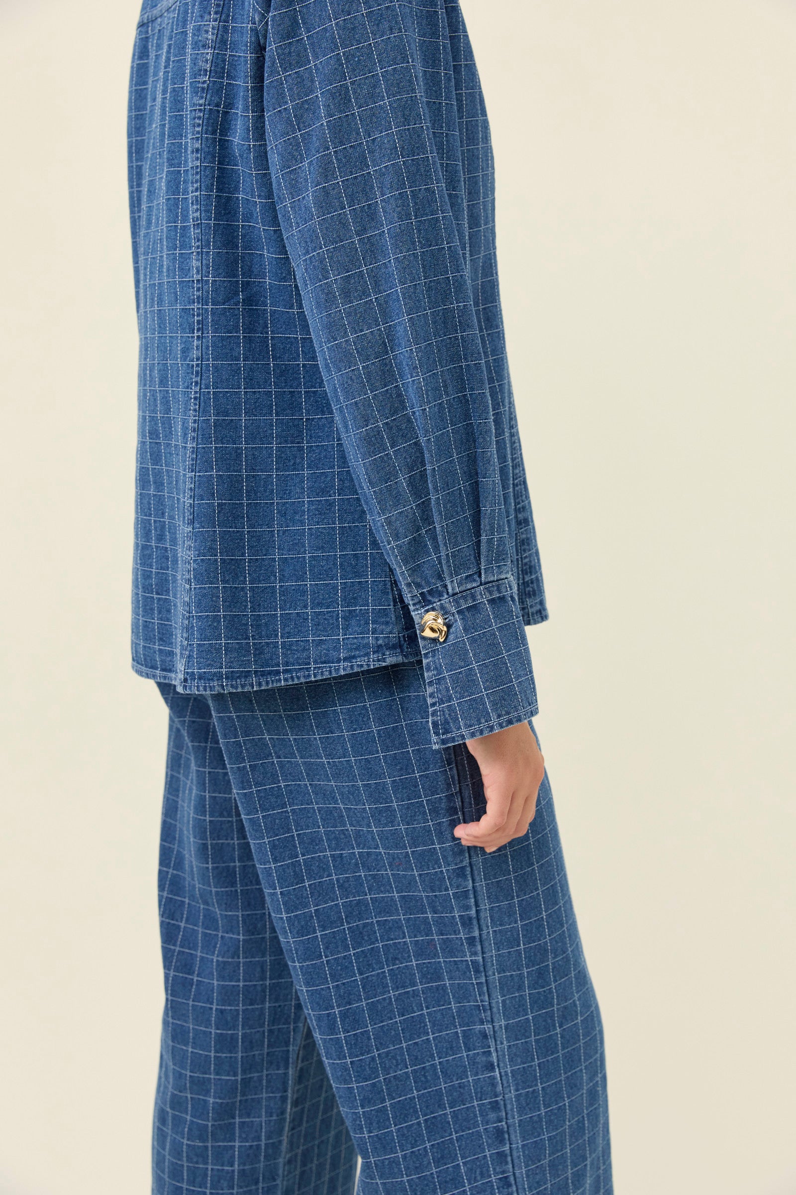 Sloane Denim Shirt - Check