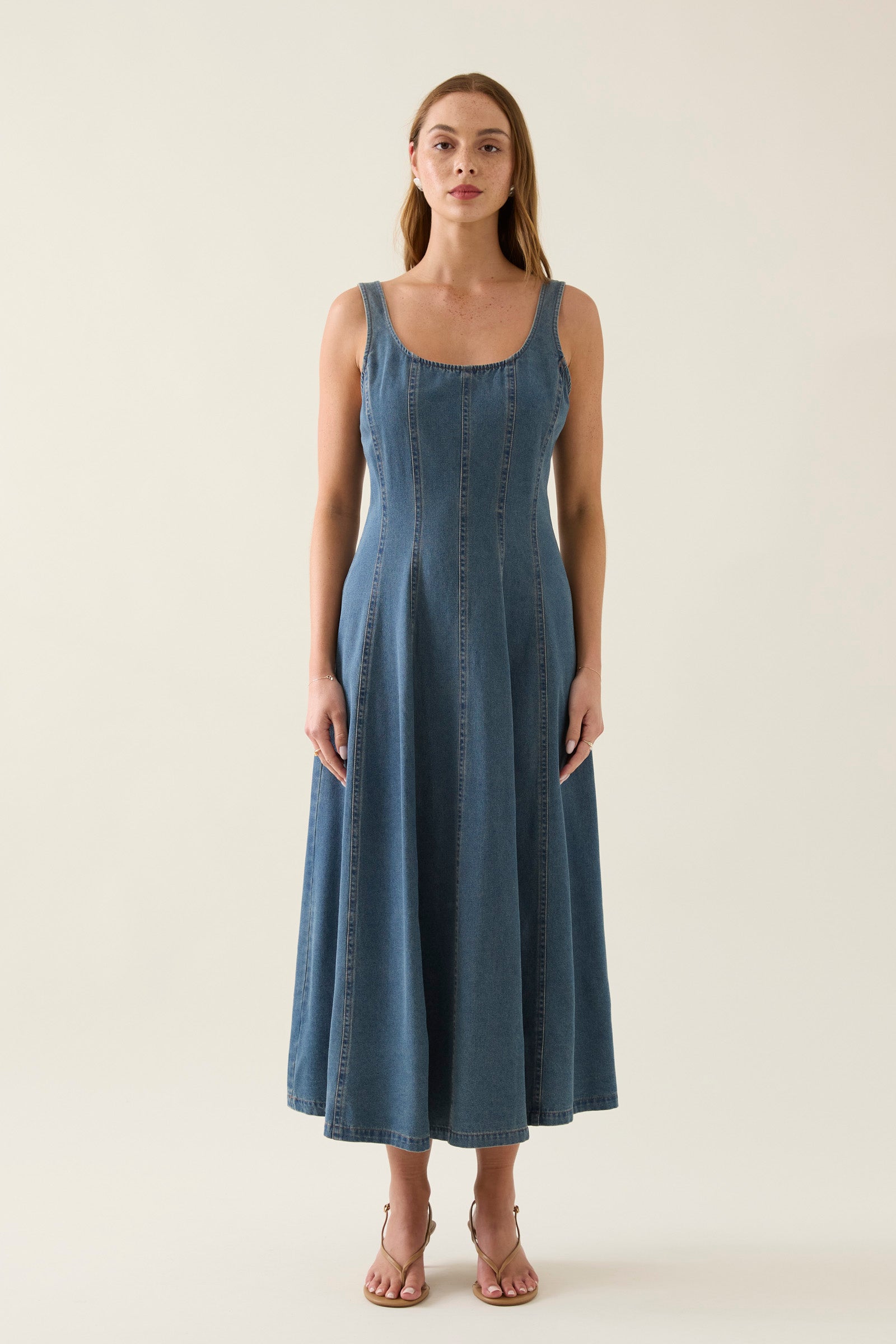 Sofie Denim Tank Dress - Drift