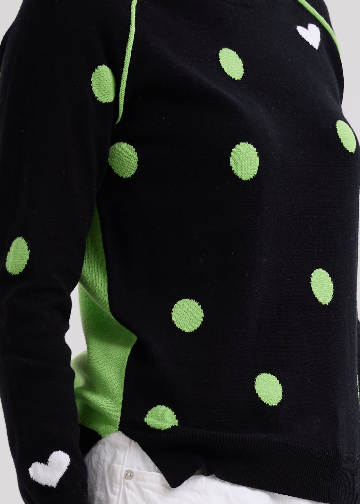 Spot The Love Jumper - Black