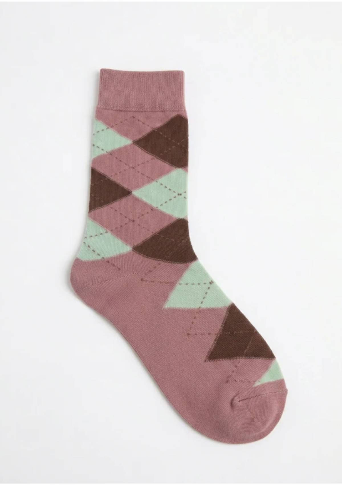 Stella + Gemma Socks - Argyle Lilac