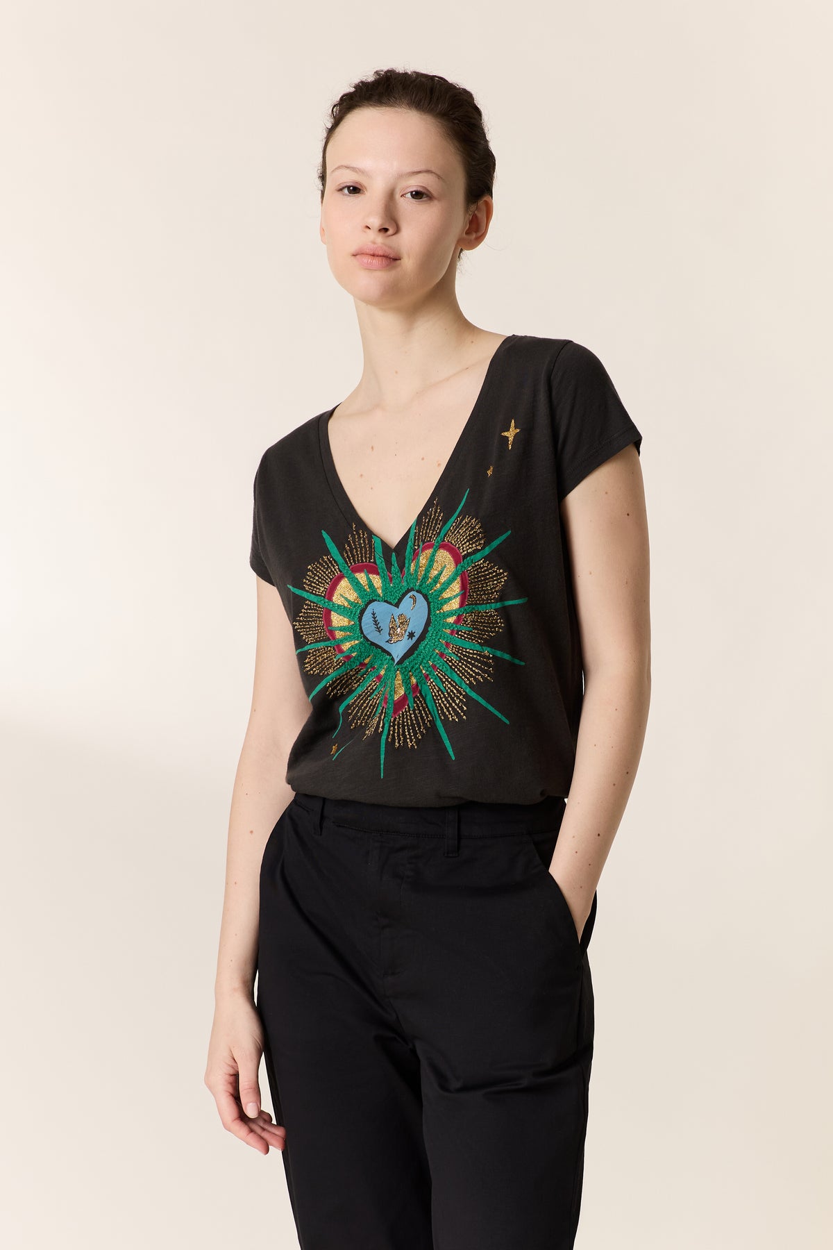 Tonton Exvoto T Shirt - Carbone