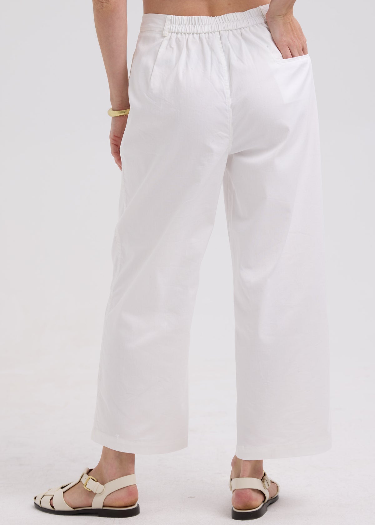 LD & Co CLEARANCE Denim Pant - White