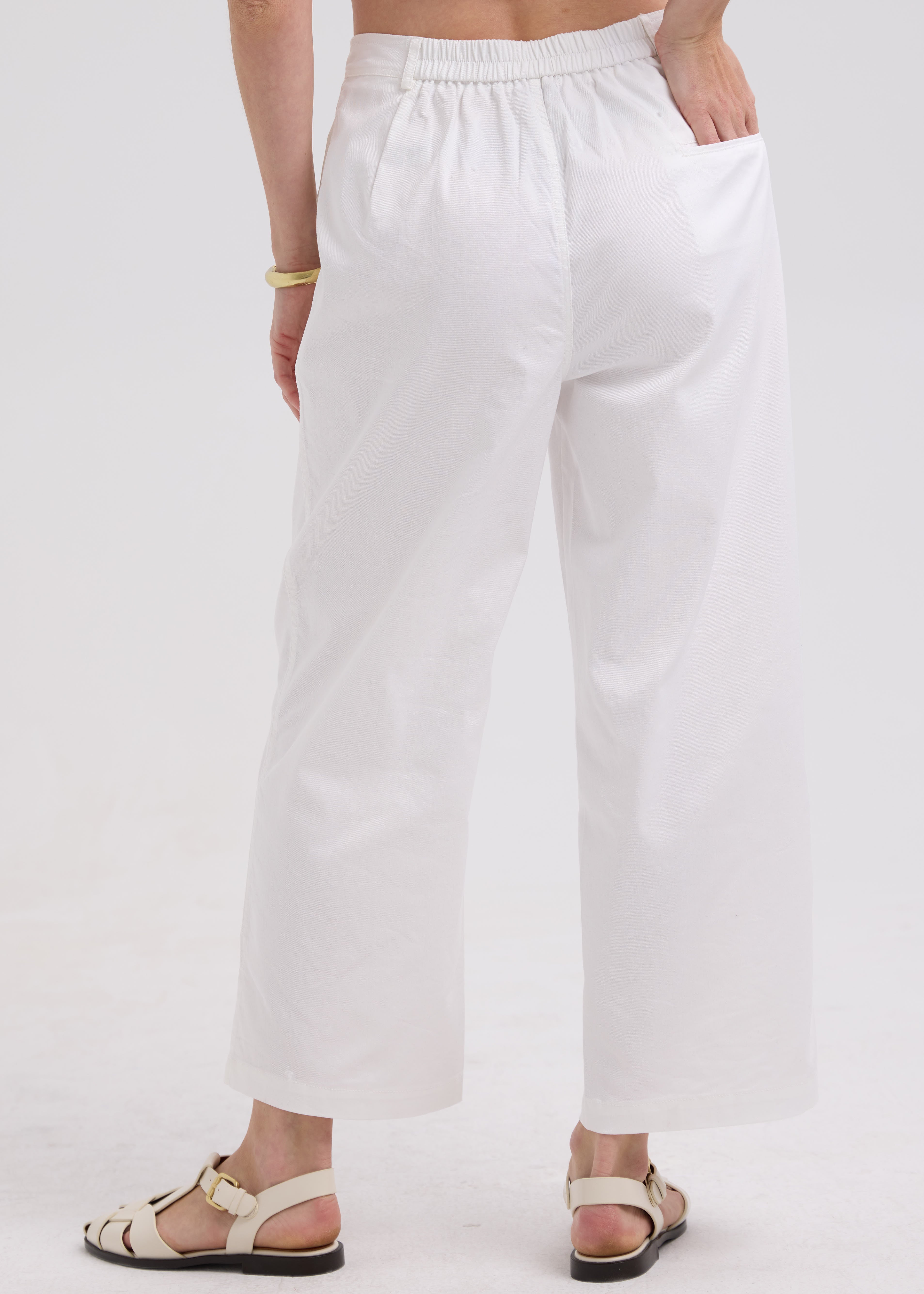 Denim Pant - White