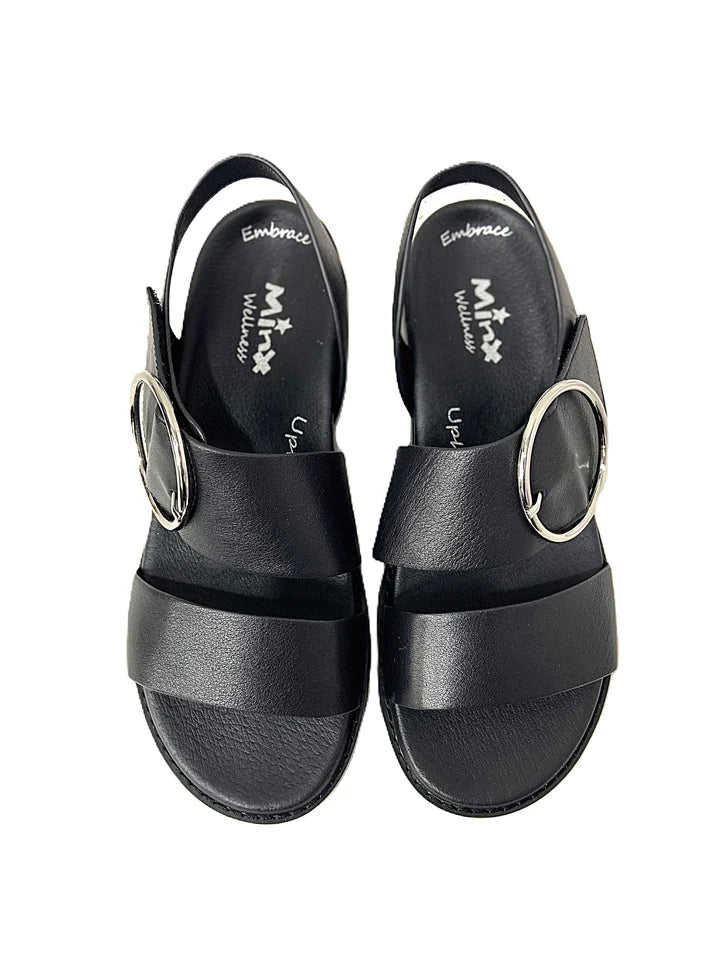 Willa Sandal - Black / Black Sole COMING SOON