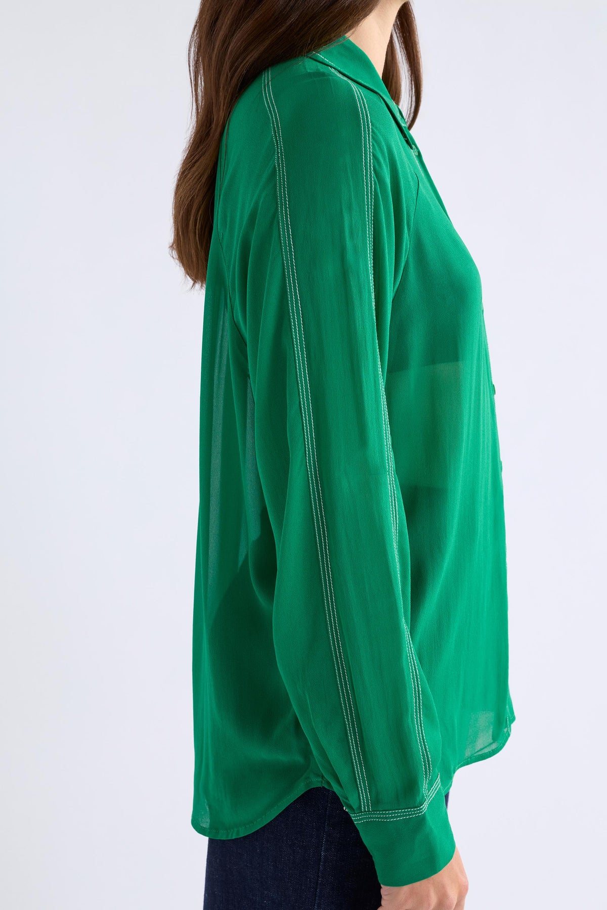 Elk Alema Shirt - Leaf Green