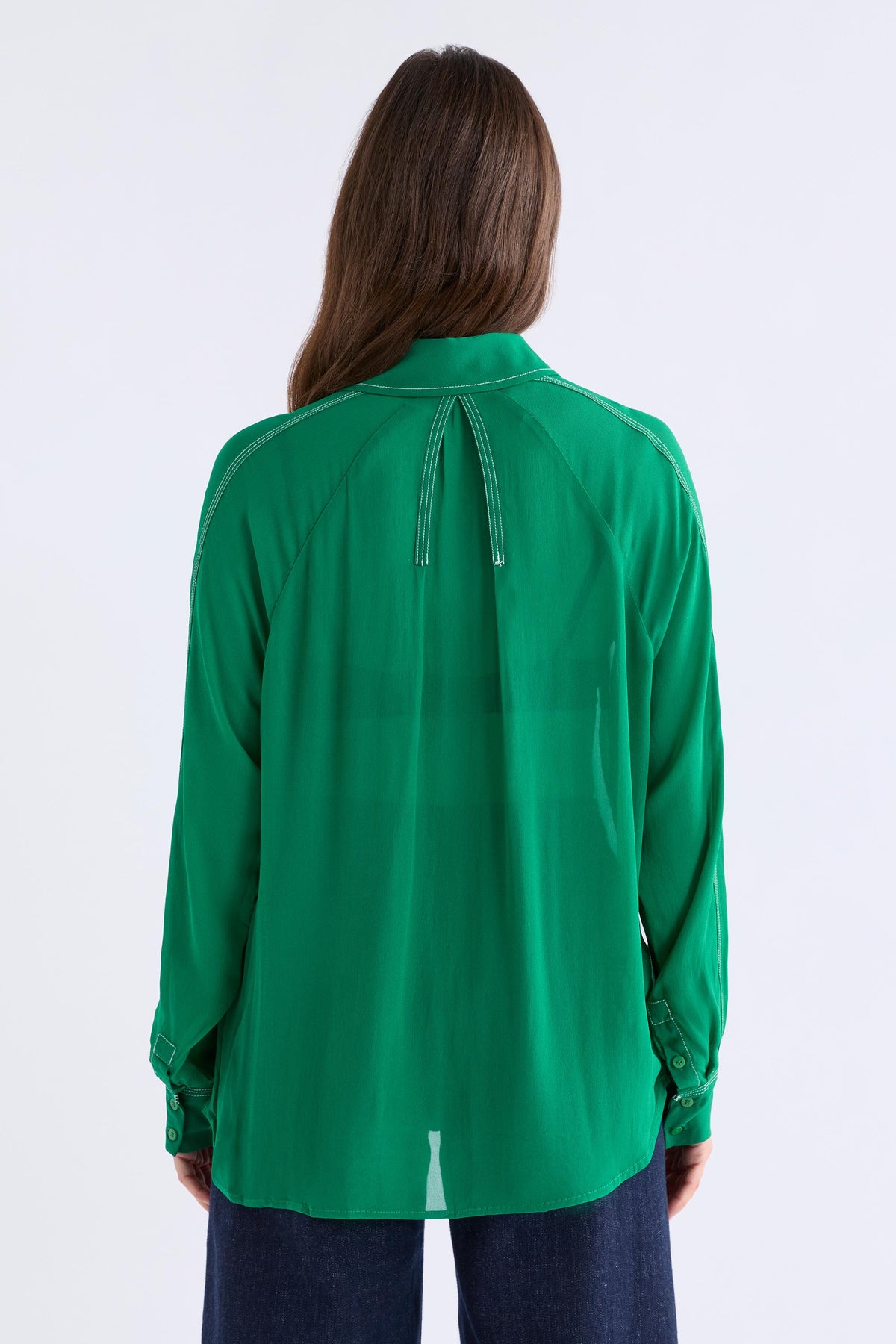 Elk Alema Shirt - Leaf Green