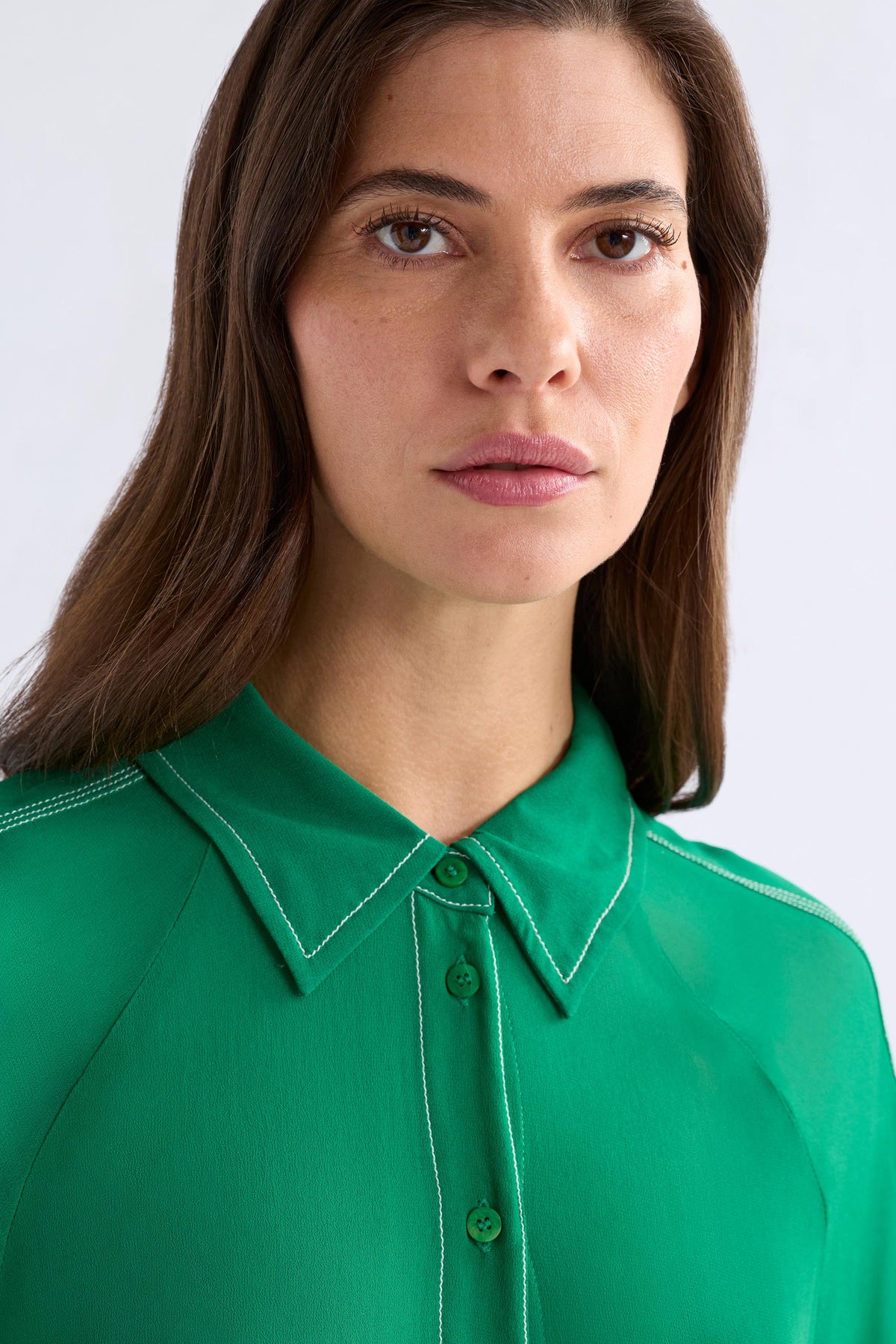 Elk Alema Shirt - Leaf Green