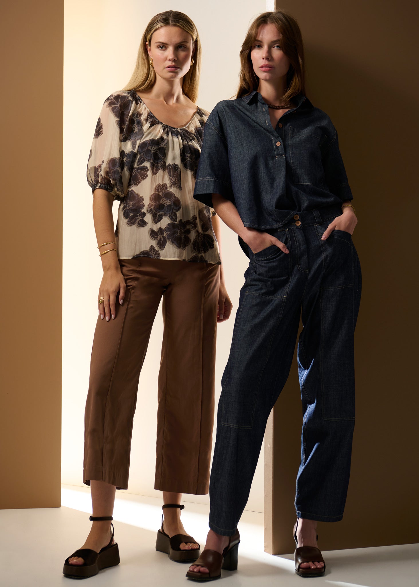 Muhle Barrel Pant - Indigo