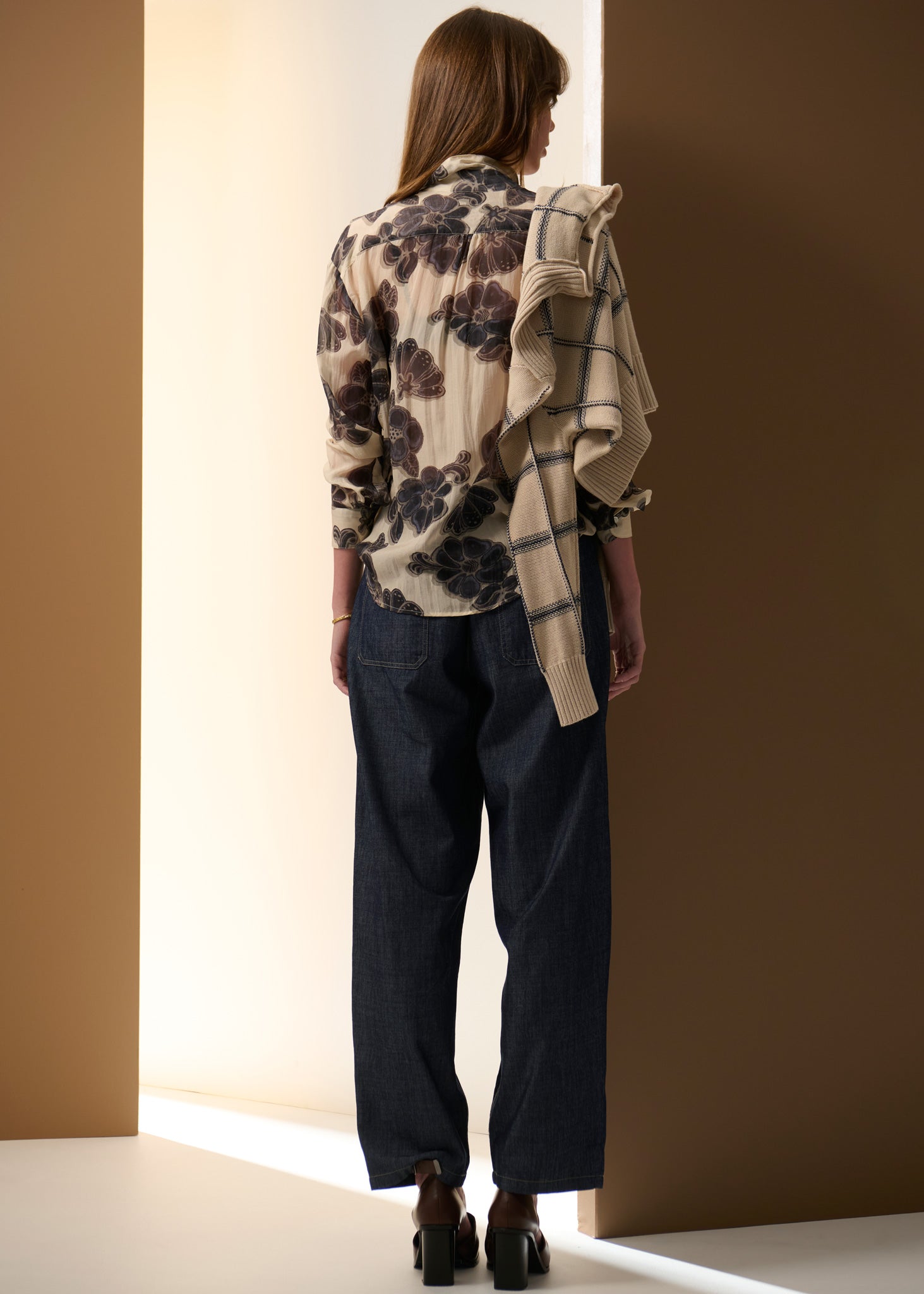 Amara Silk Shirt - Amara Print