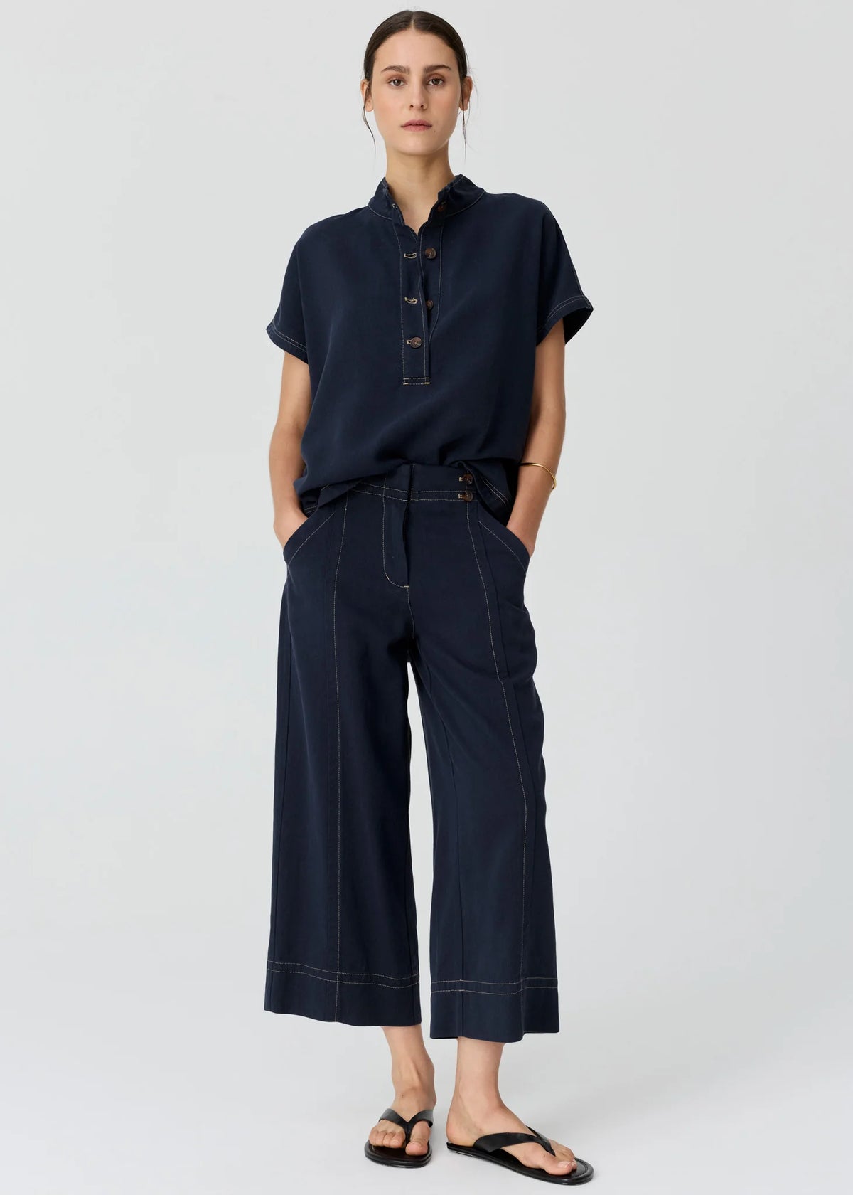 Anise Crop Pant - Ink COMING SOON