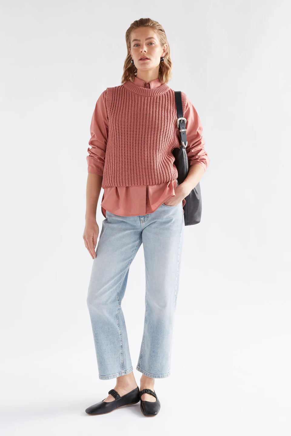 Arp Vest - Clay Pink