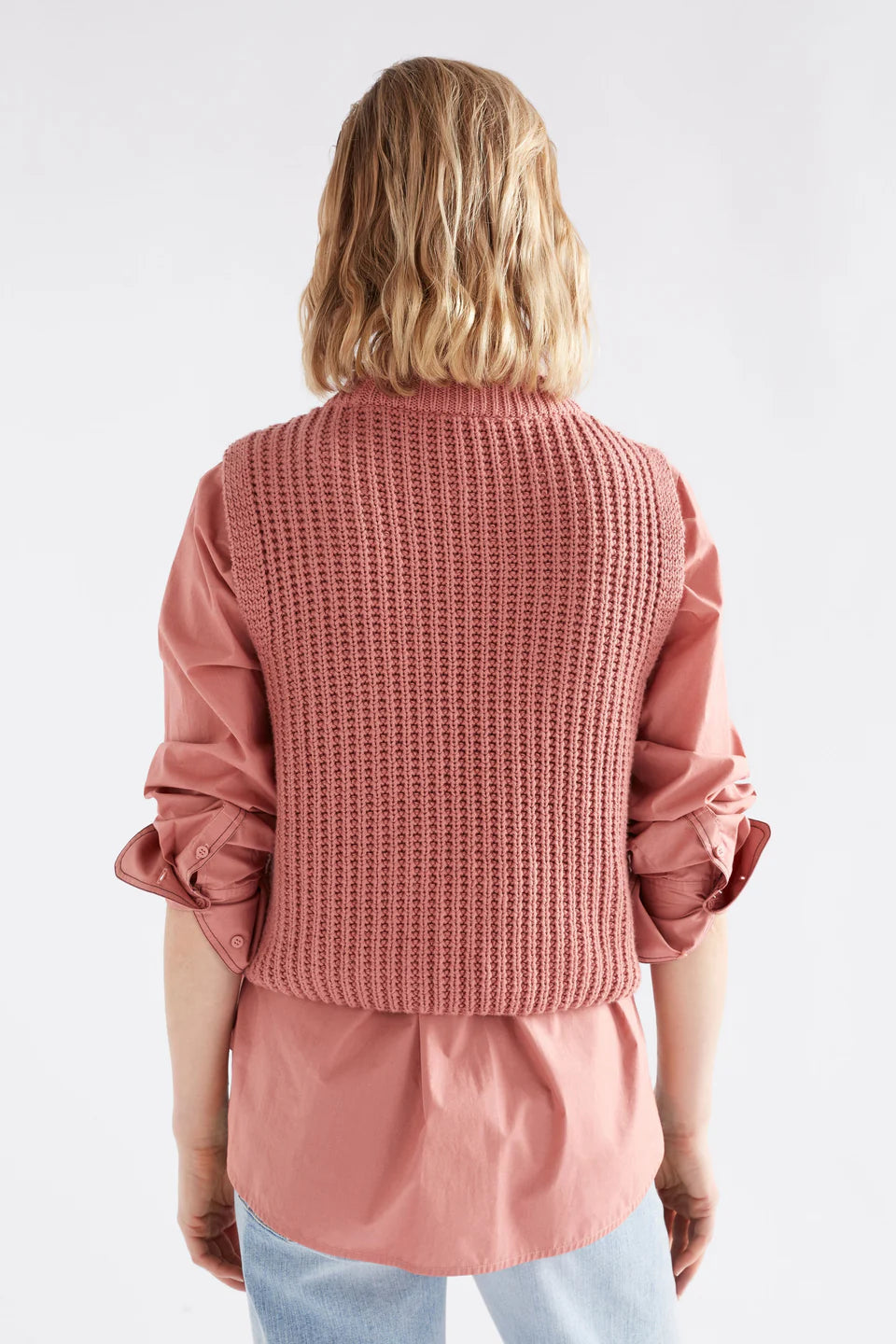 Arp Vest - Clay Pink