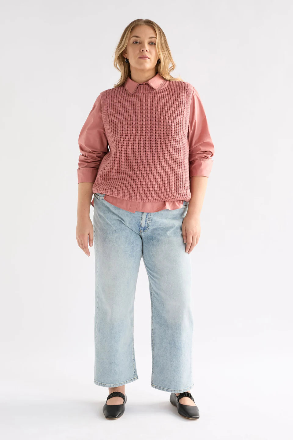 Arp Vest - Clay Pink