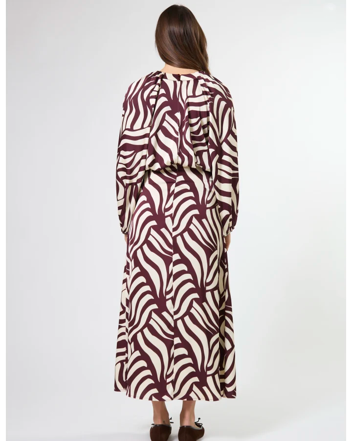 Asta Dress - Syrah Swirl