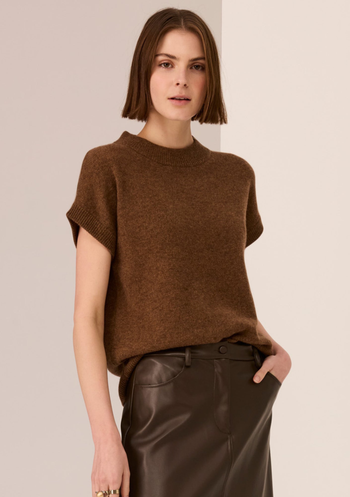 Astor Knit Top - Toffee PRE ORDER