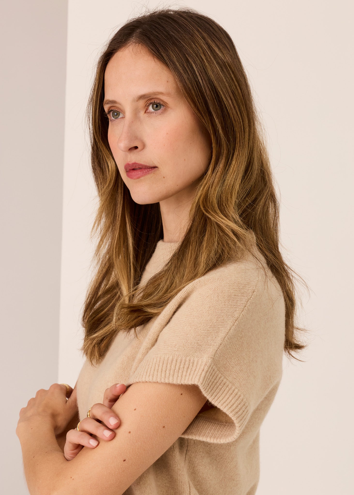 Astor Knit Top - Pebble