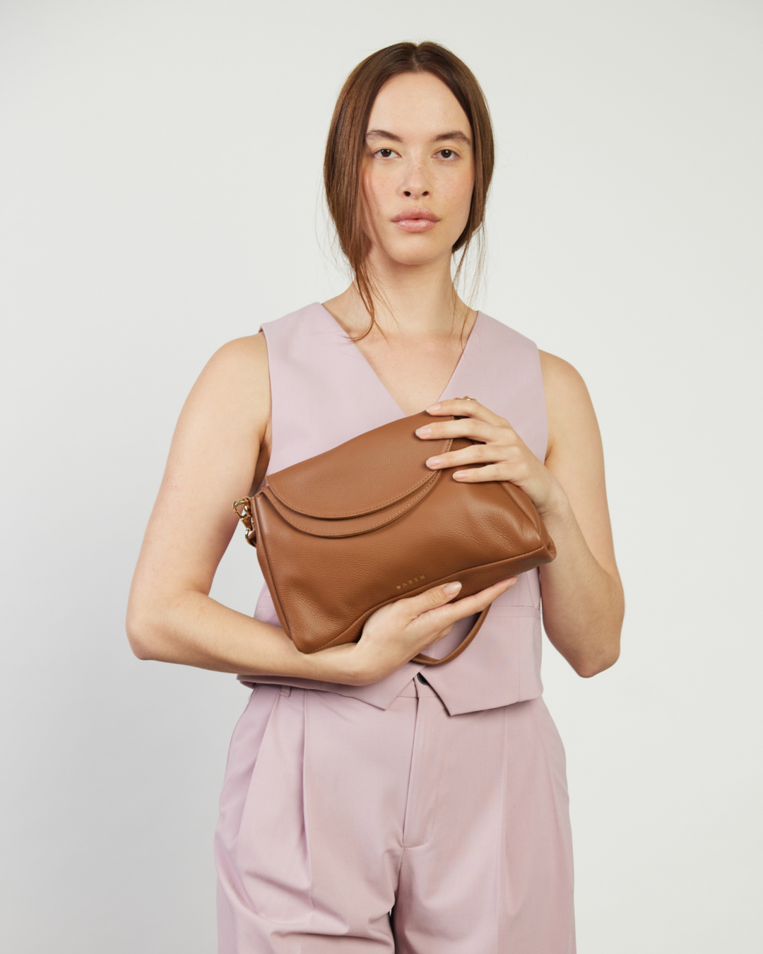 Beckett Shoulder Bag - Tan Luxe