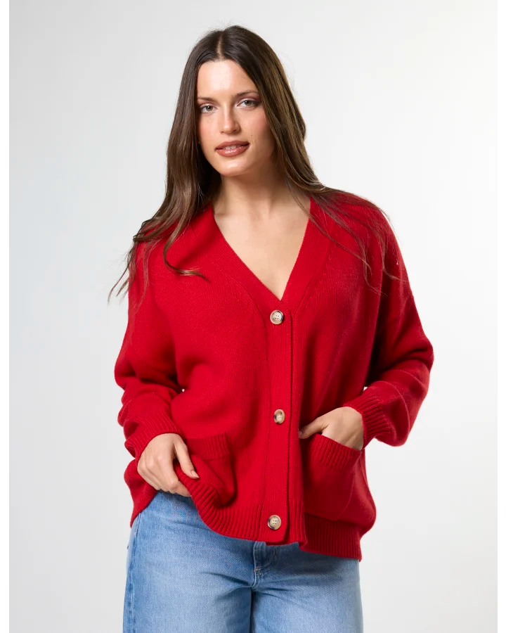 Bentley Cardigan - Rouge