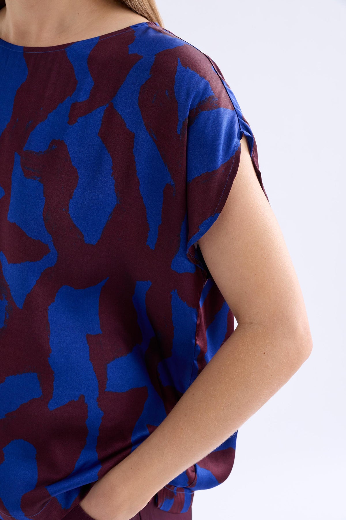 Elk Besa Top - Varr Print / Shiraz