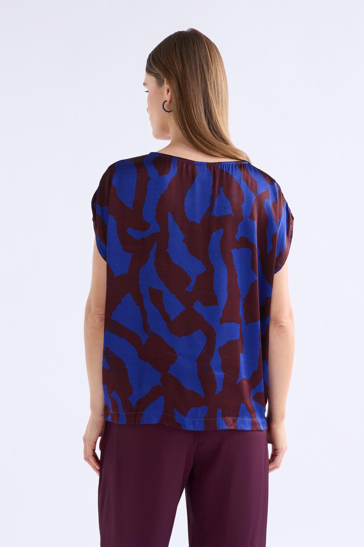 Elk Besa Top - Varr Print / Shiraz