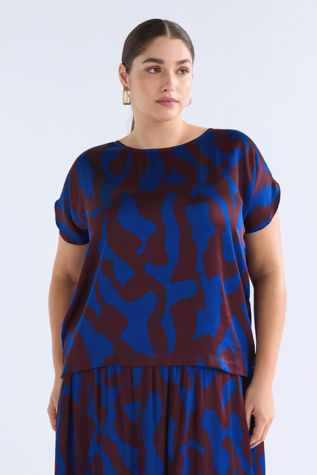 Elk Besa Top - Varr Print / Shiraz