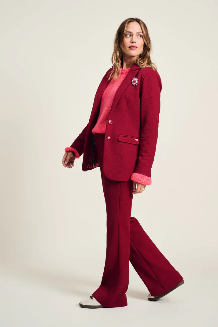 Blazer - Burgundy Red
