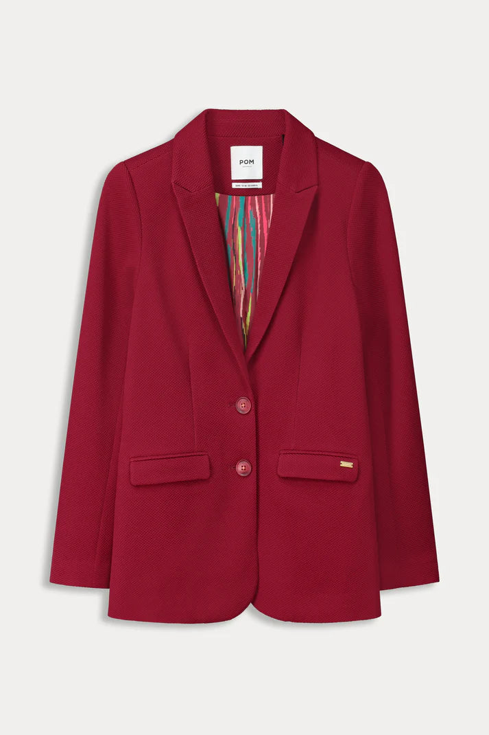 Blazer - Burgundy Red