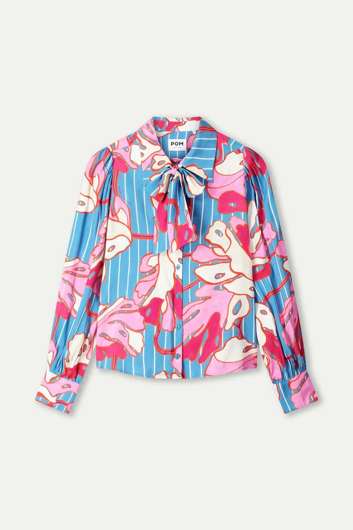 Blouse - Urban Flora Stripe PRE ORDER