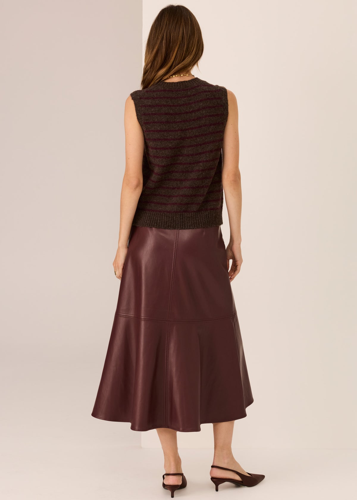 Pol Hugo Skirt - Merlot