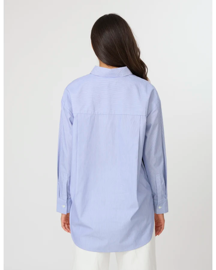 Casino Shirt - Blue / White Mini Stripe COMING SOON
