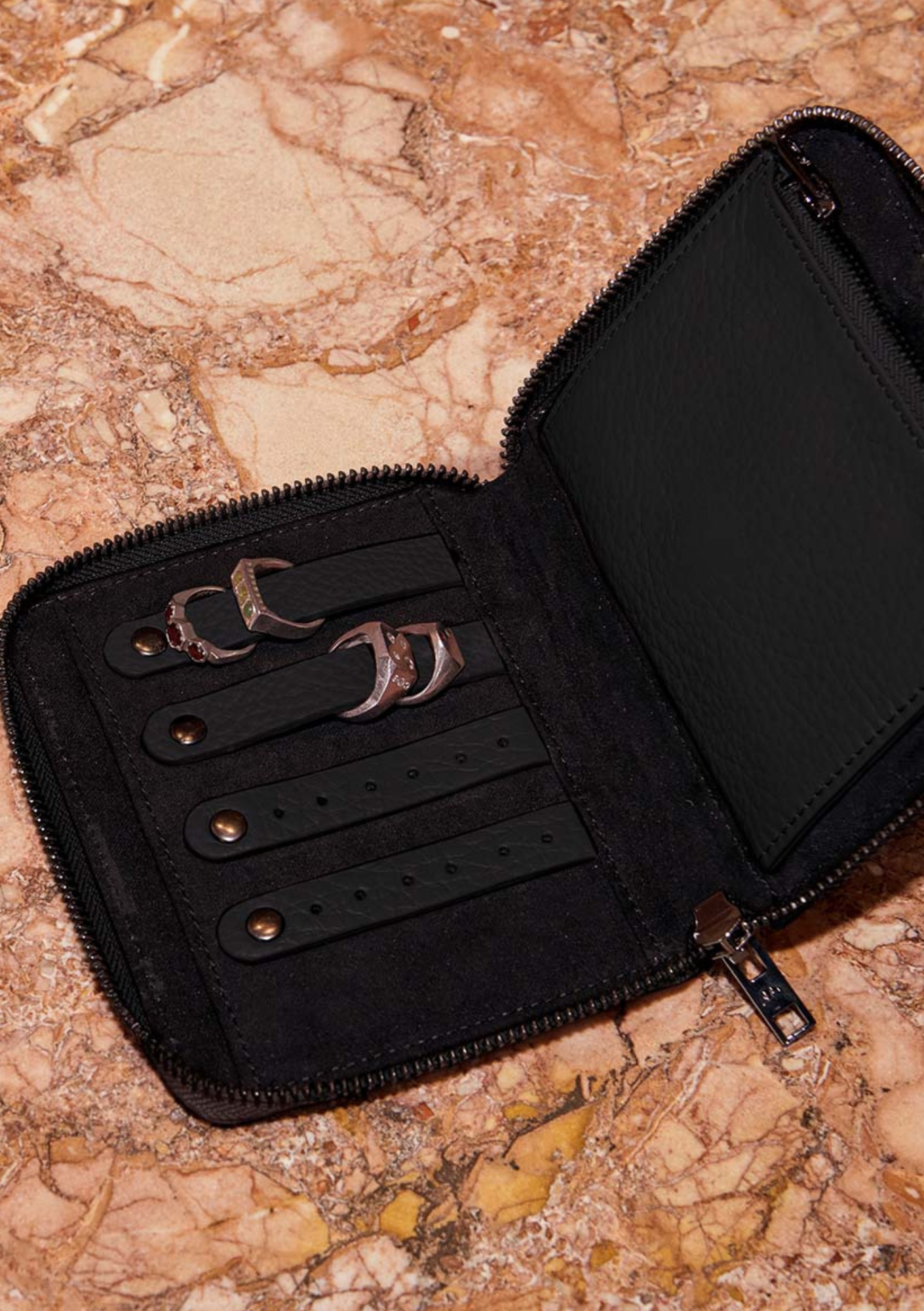 Change Always Comes Jewellery Case - Black