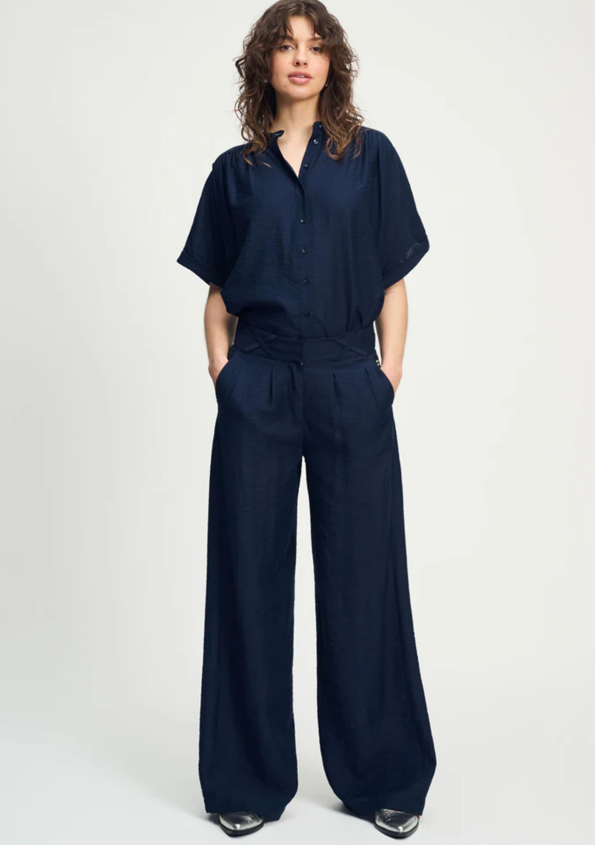 Pom Amsterdam CLEARANCE Pants - Deep Dark Blue