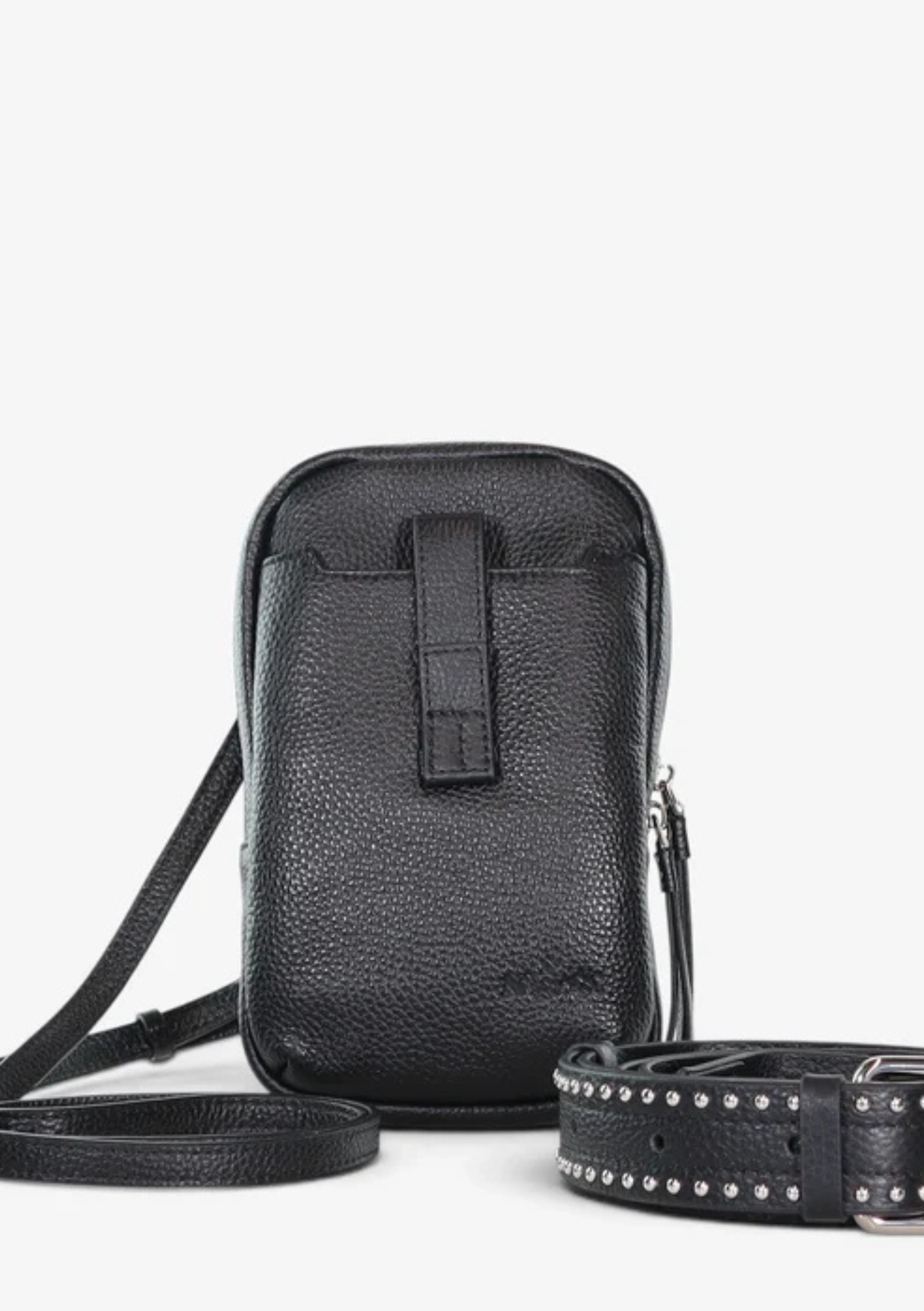 Dial Up Jetsetter Crossbody Bag - Black / Silver Hardware