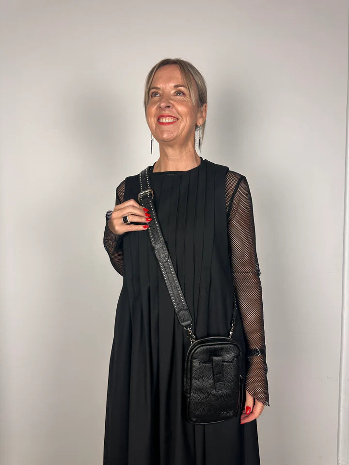 Dial Up Jetsetter Crossbody Bag - Black / Silver Hardware COMING SOON