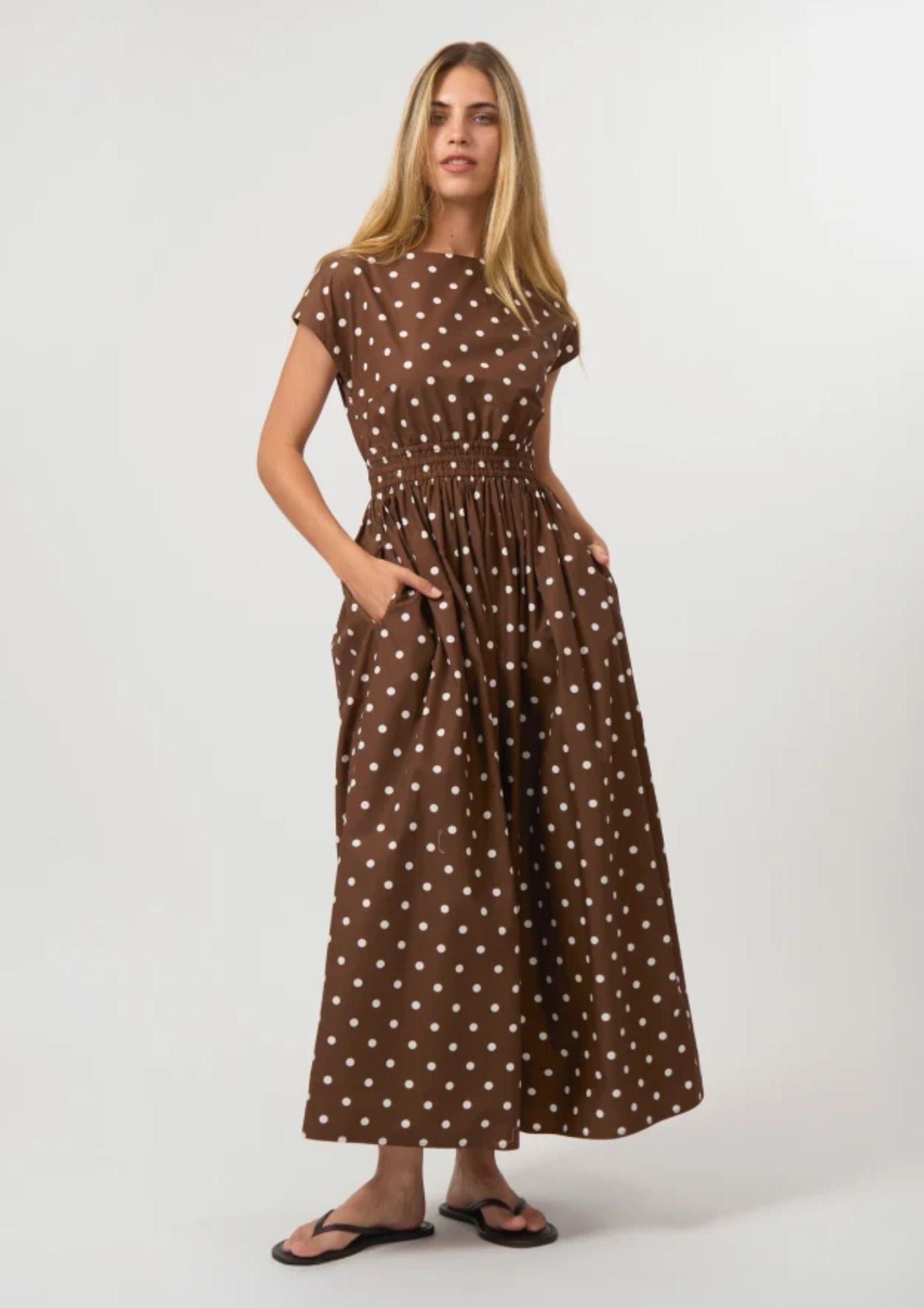 Dion Dress - Chocolate Spot COMING SOON