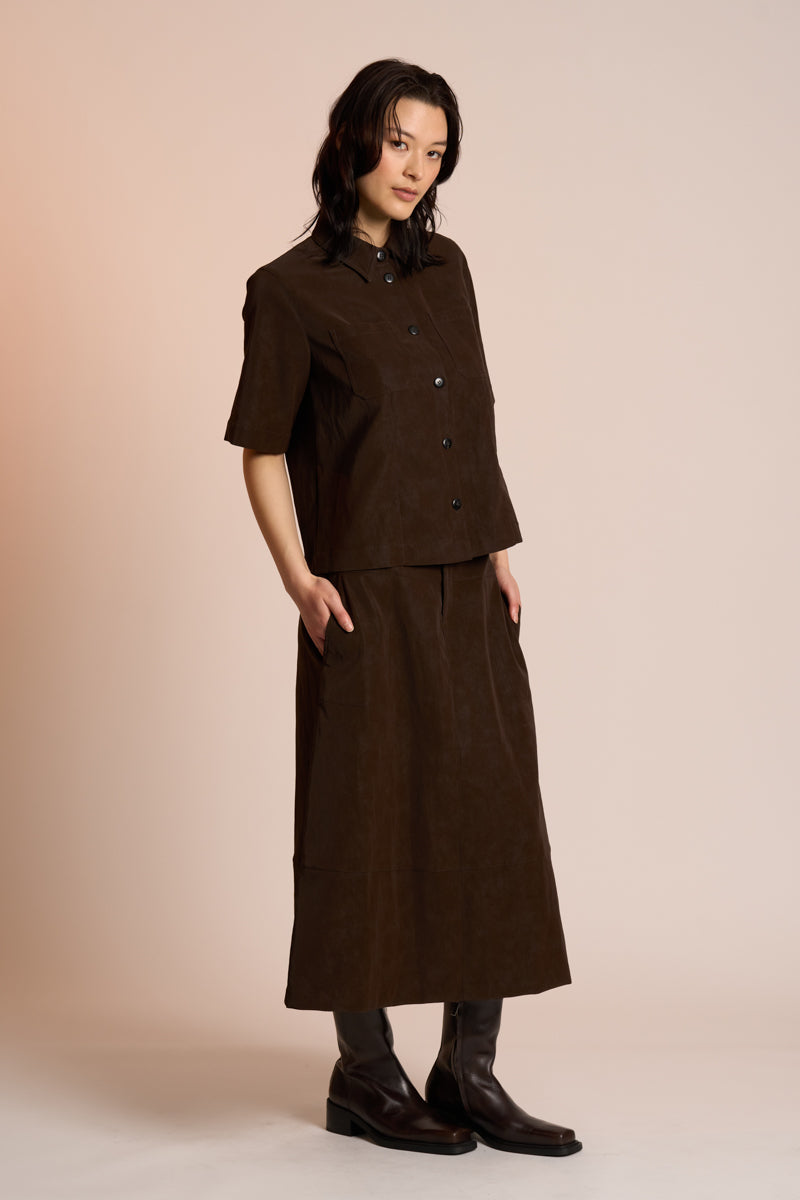 Dylan Skirt - Carob