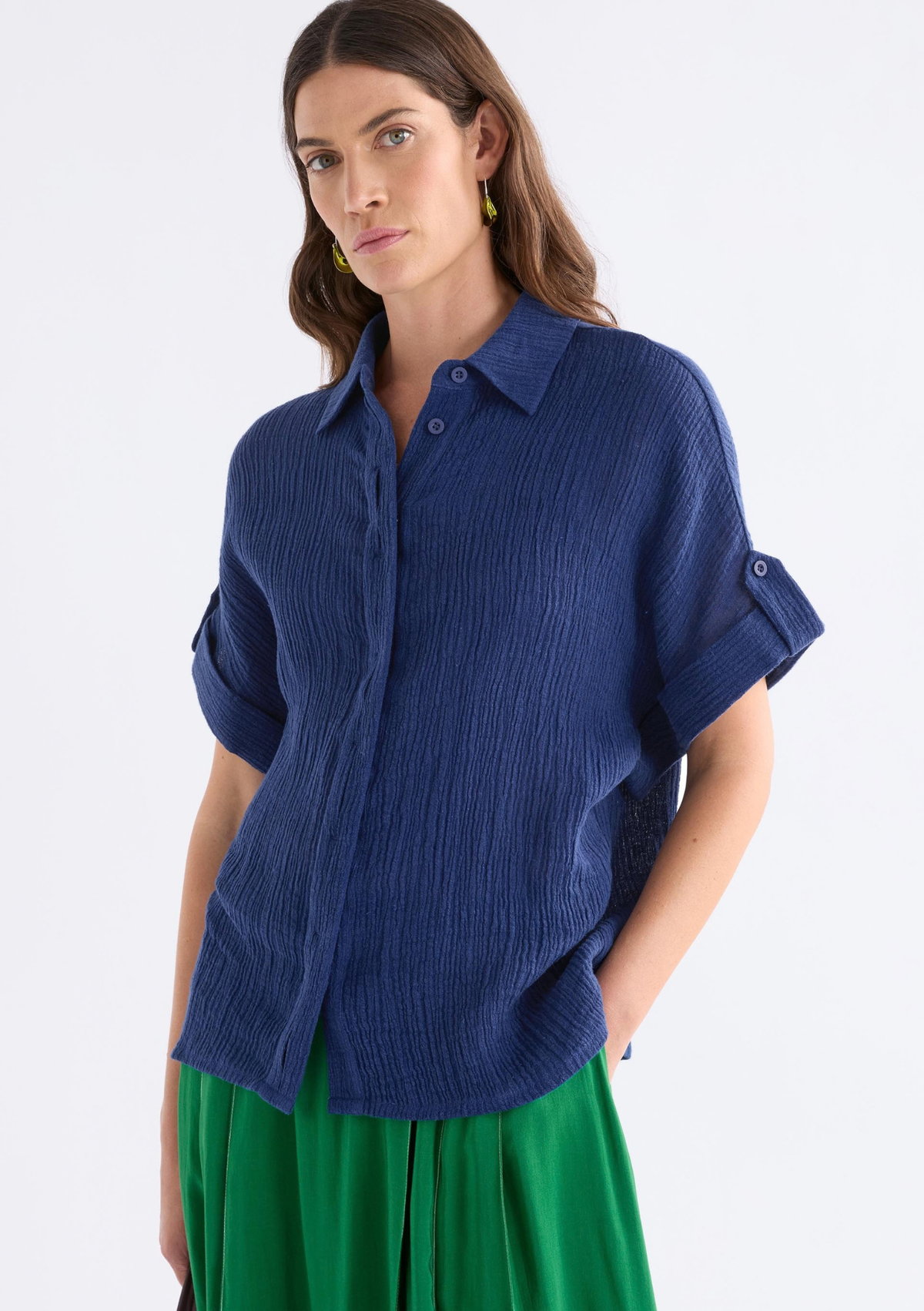Elk Edeka Shirt - Vibrant Blue